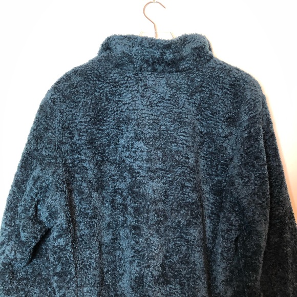 Pendleton Blue Fuzzy Zip Up Jacket XL - Picture 6 of 15